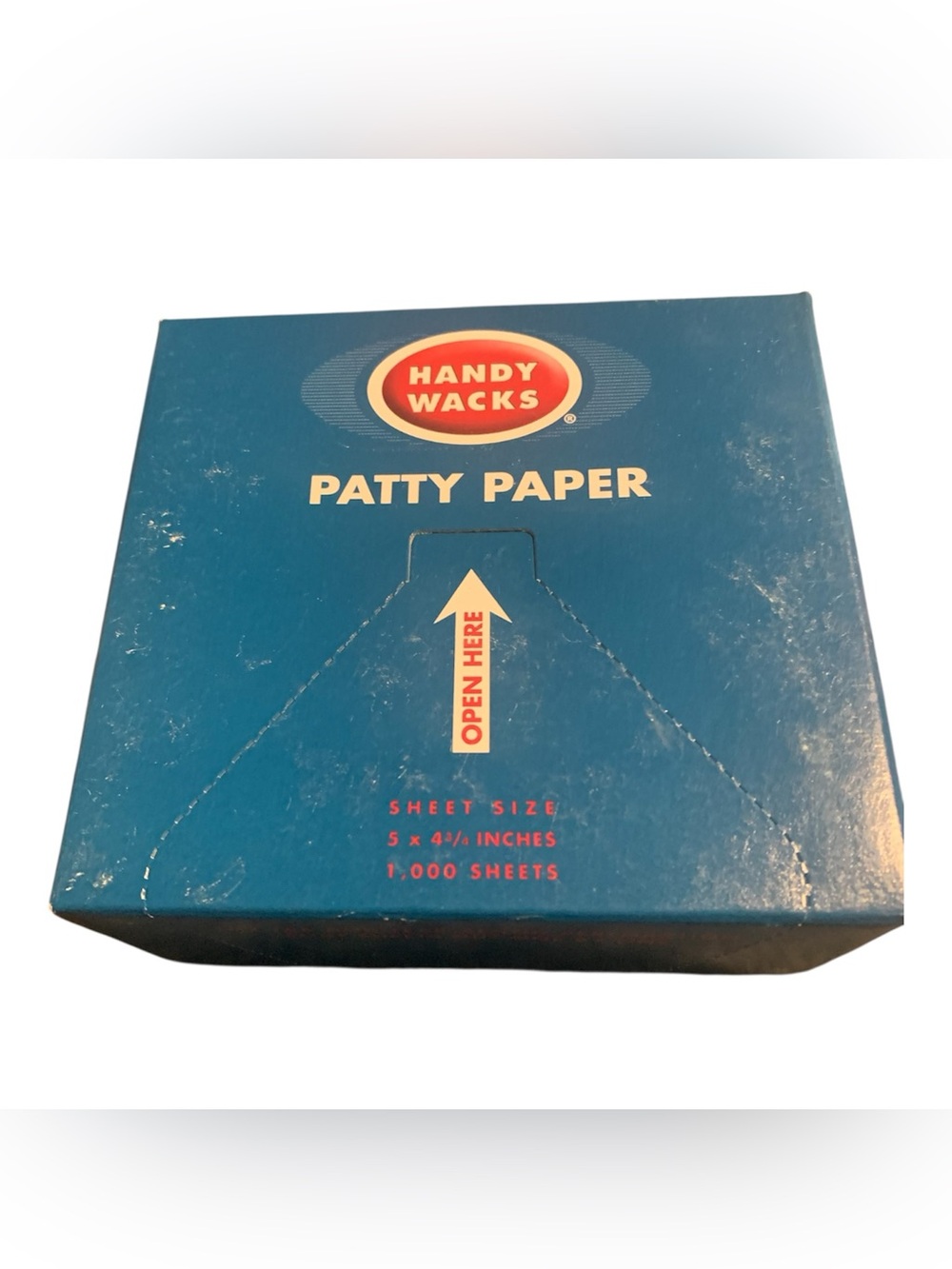 1000‎ Pack HANDY WACKS Waxed Patty Paper Squares for Hamburgers
